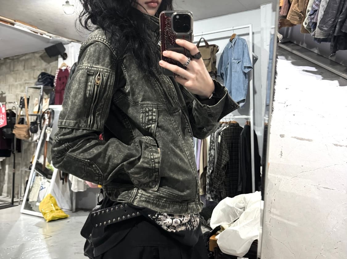 vintage washing jacket 상품이미지6