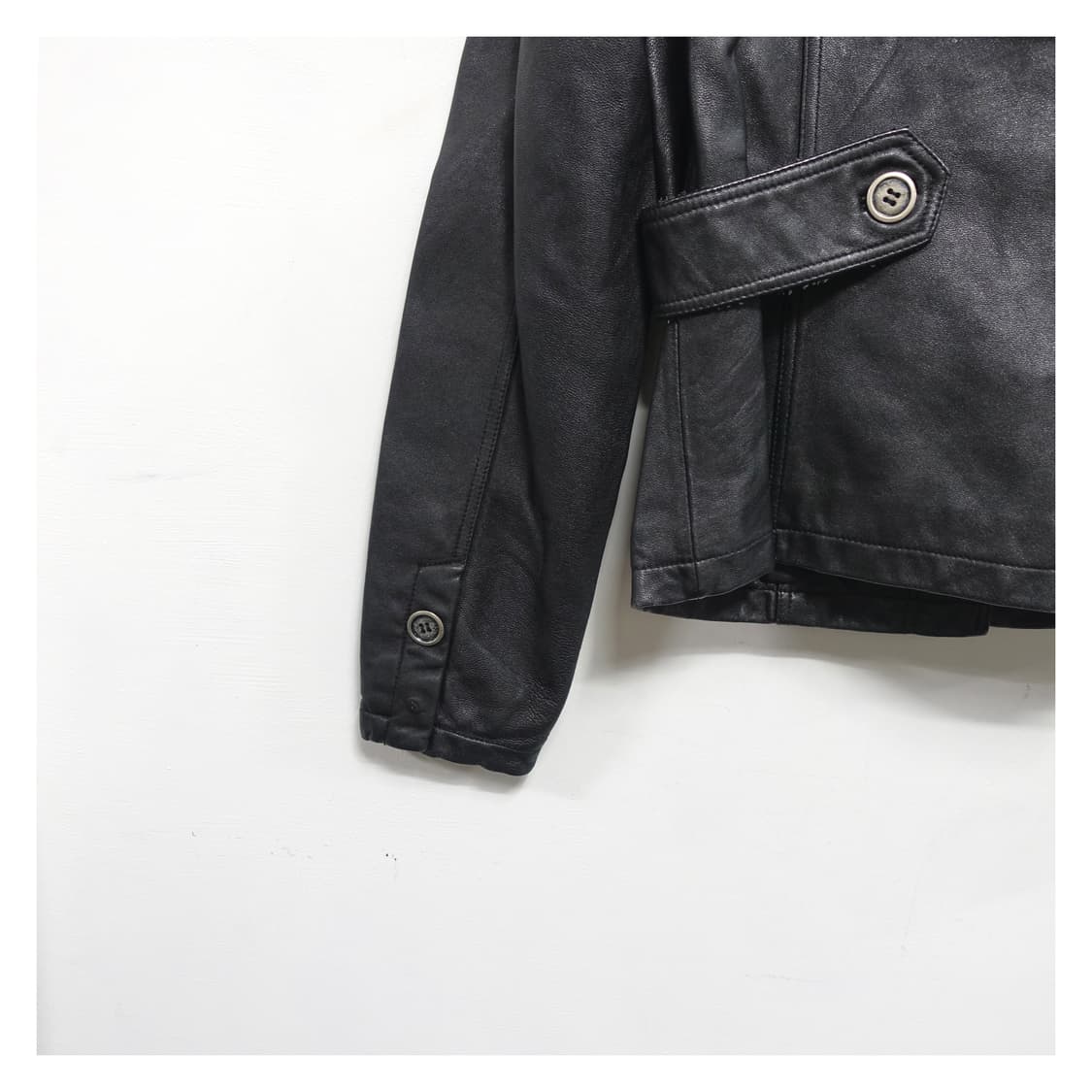 VIMS 빈티지 트러커 램스킨 양가죽 자켓 상품이미지8