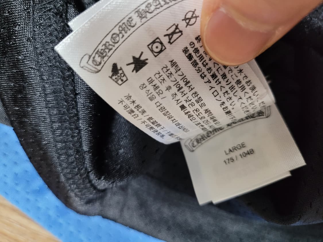 [L]크롬하츠 블랙 매쉬 져지 반팔 상품이미지8