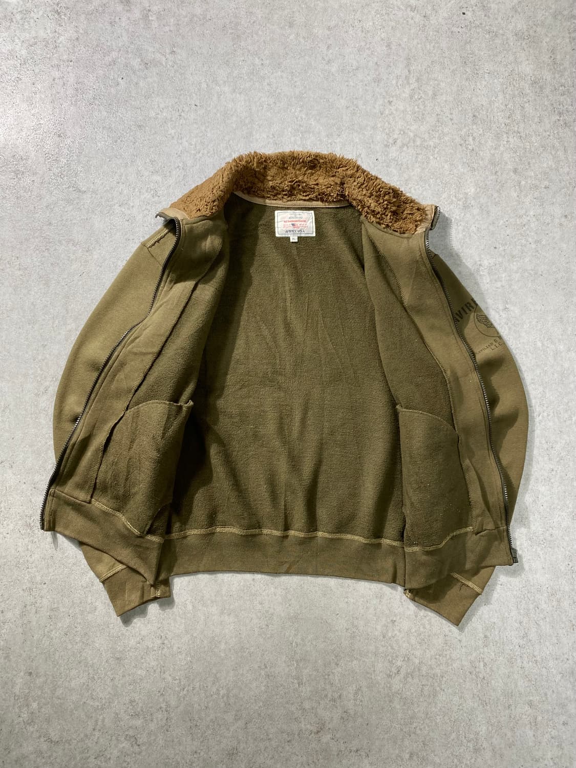 [XL] Avirex USA 아비렉스 밀리터리 코튼 집업 상품이미지5