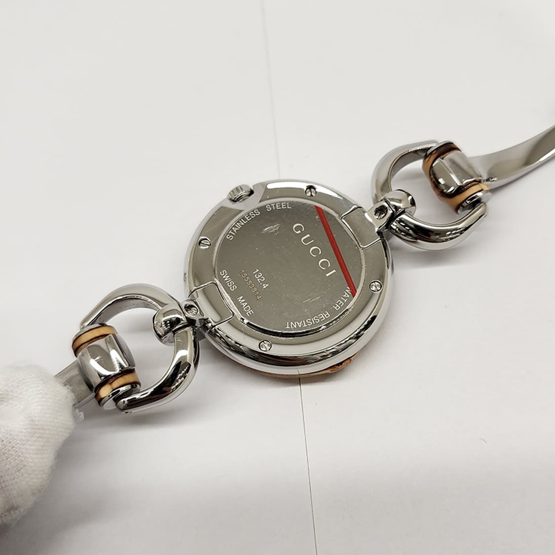 구찌 132.4 뱀부 은장 여성시계 상품이미지8