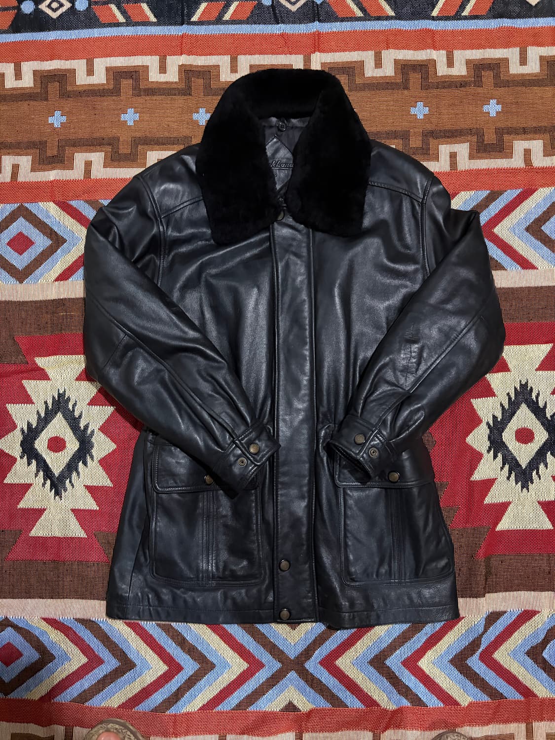 100) 빈티지 양가죽 필드자켓 상품이미지1