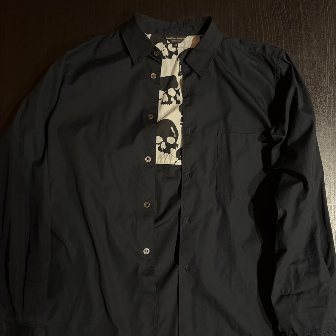 꼼데가르송 옴므플러스  스컬셔츠 상품이미지3