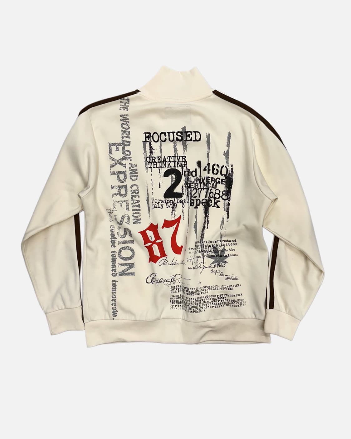 grunge printing side line jersey 상품이미지4