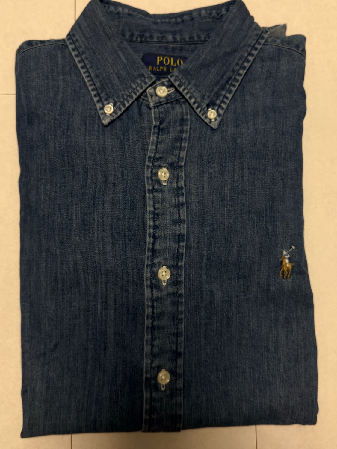 폴로랄프로렌 데님셔츠 데님남방 M 상품이미지3