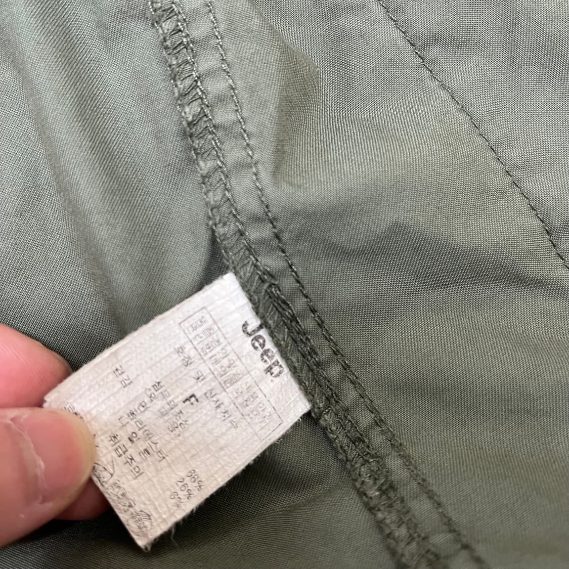 지프 와펜 포인트 퍼안감 후드 야상 점퍼 FREE 상품이미지9