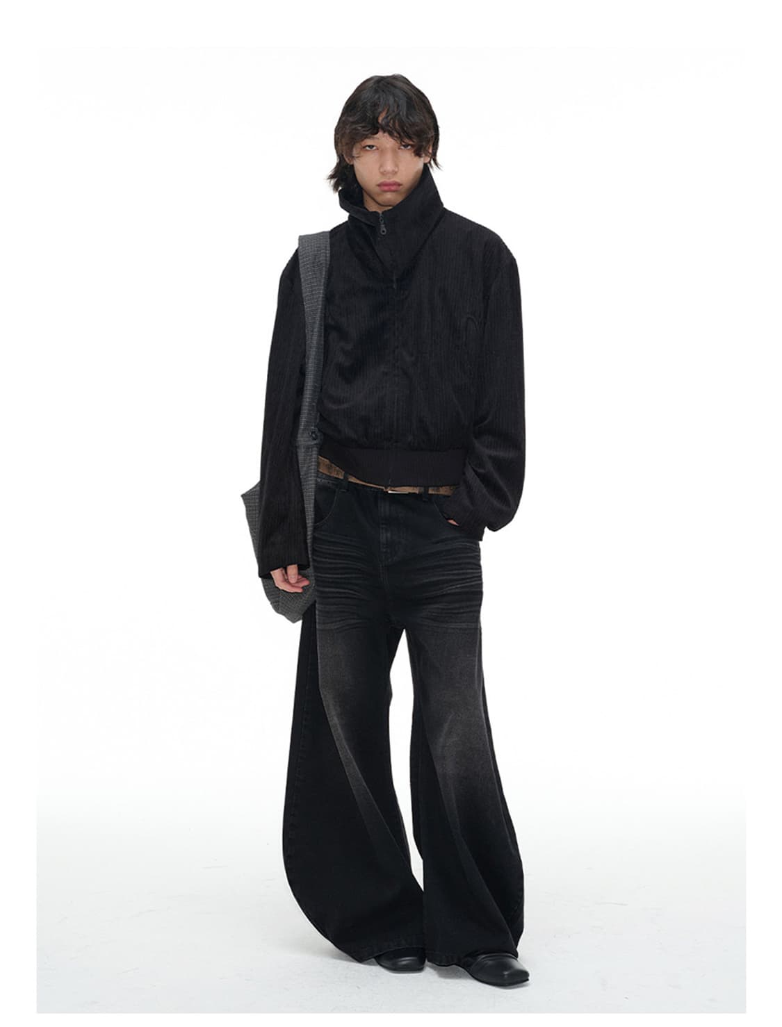 Jc aesar 텍스처 집업 자켓 상품이미지1