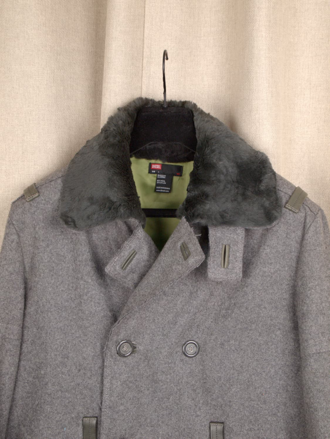 Wool Nylon Pea-coat 상품이미지5