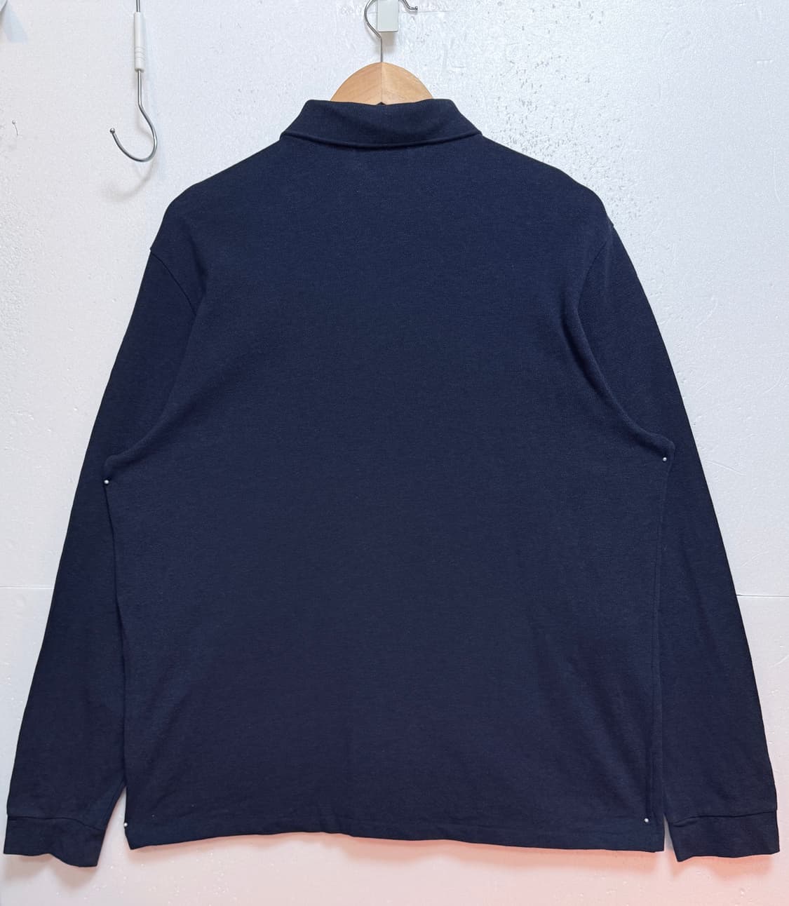 라코스테 클래식핏 긴팔 폴로 네이비 XXL 상품이미지4