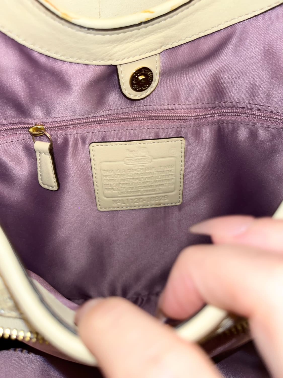 Coach Snake skin Shoulder bag 상품이미지9