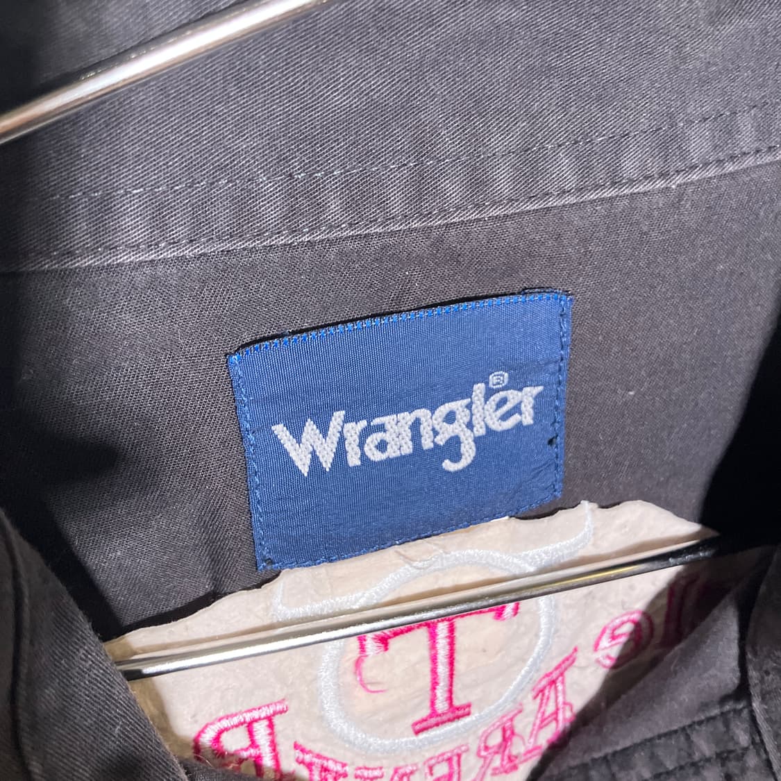 XL-2XL)랭글러 자수 패치 셔츠 상품이미지5