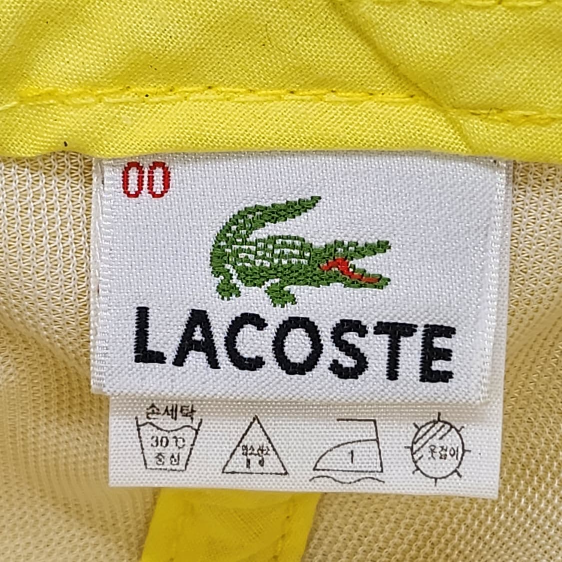 라코스테 볼캡 올 옐로우 58cm 상품이미지7