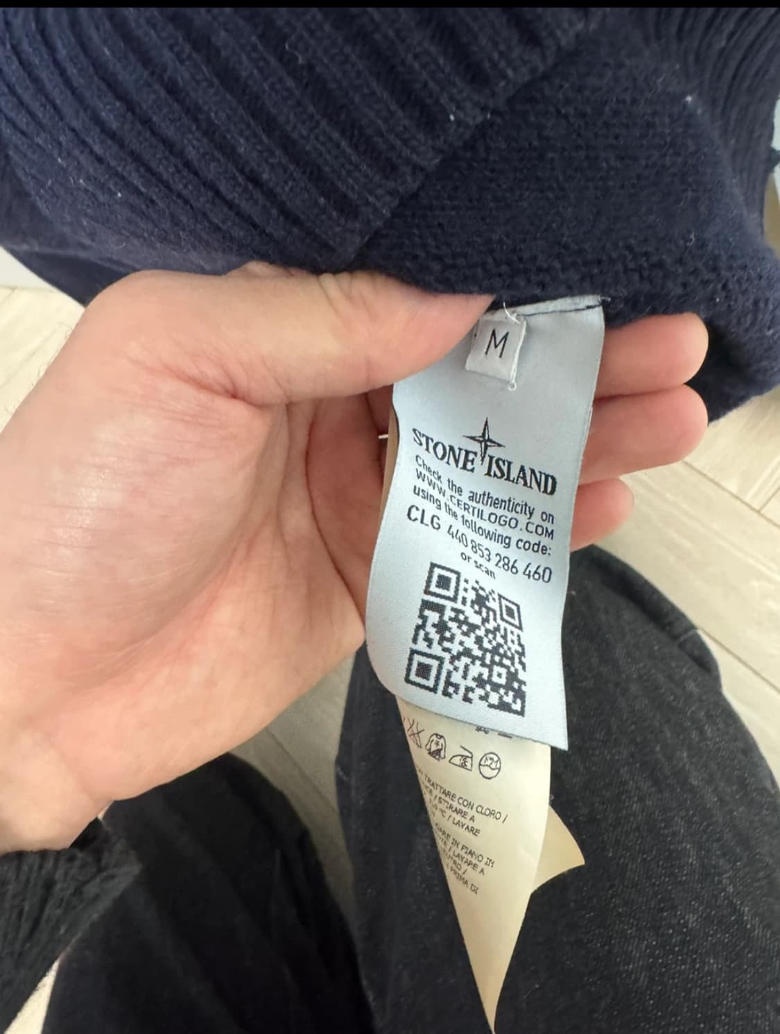 스톤아일랜드/ 네이비 니트/ M 상품이미지3