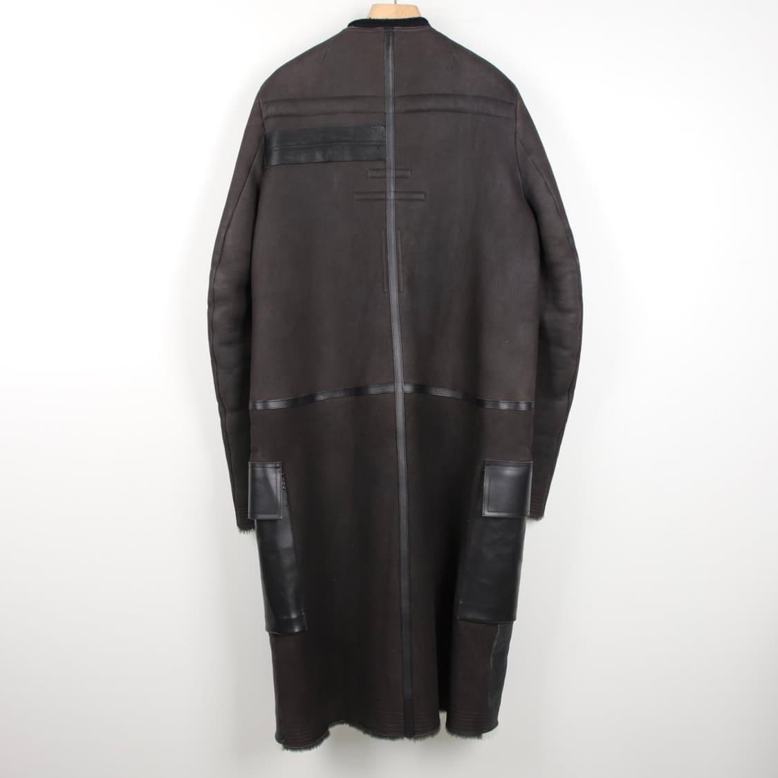 48 / Rick owens 릭오웬스 런웨이 마스토돈 롱 레더 무스탕 상품이미지2