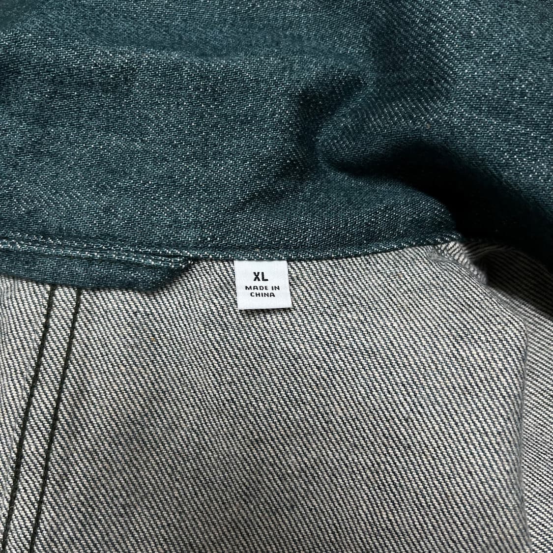 [L] 유니클로U 벨티드 루즈핏 데님 셔츠 자켓 상품이미지6