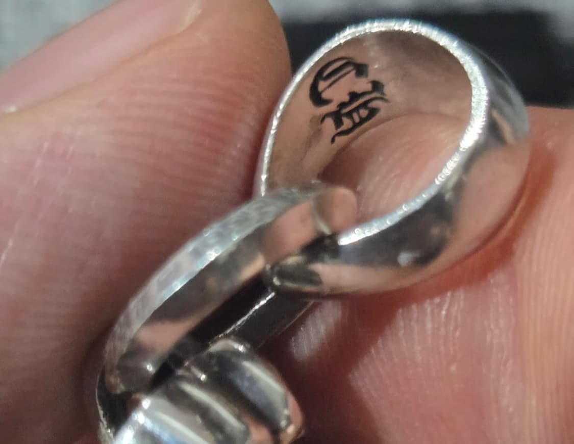 크롬하츠필리그리사파이어정품펜던트 상품이미지5