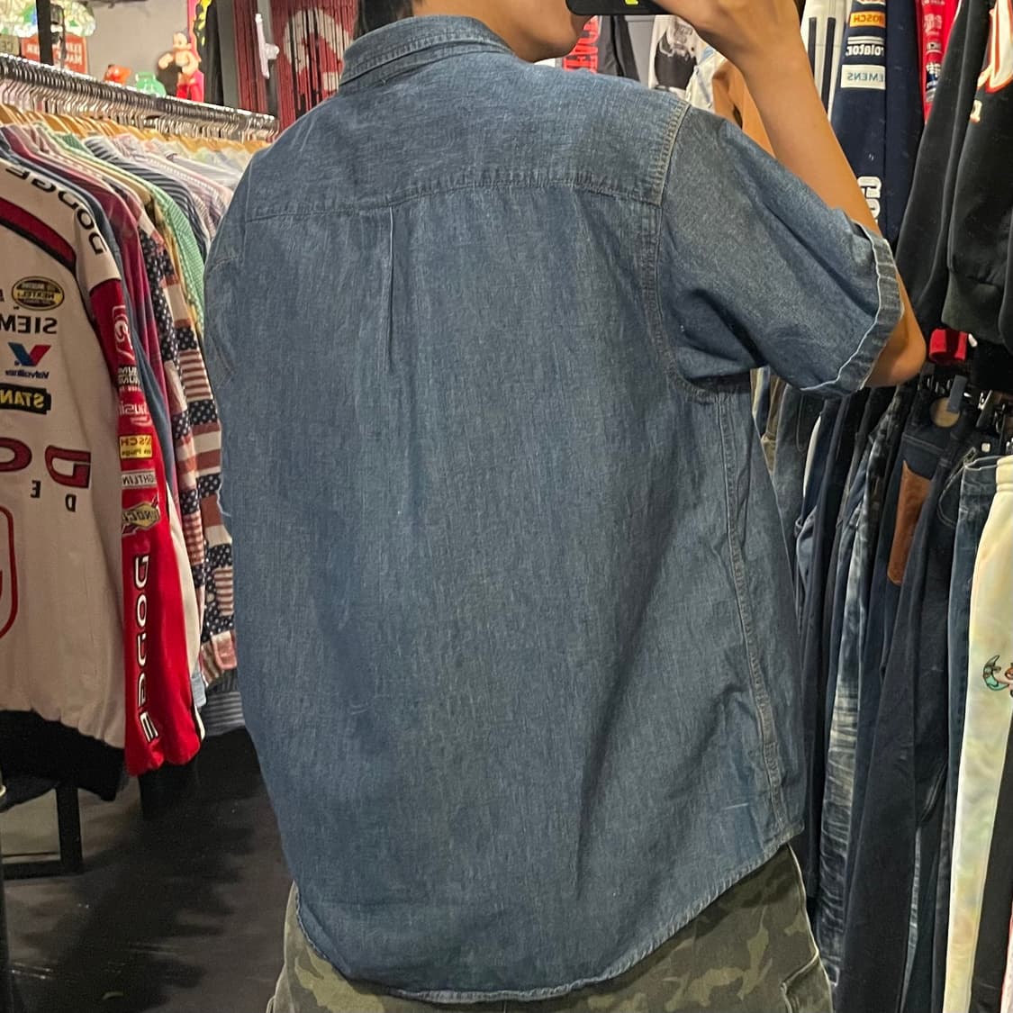 [IM] carhartt 칼하트 진청워싱 데님 반팔셔츠 상품이미지9