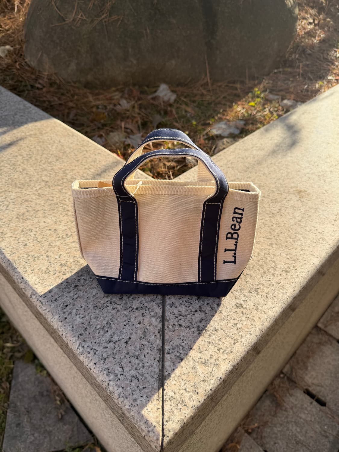 (deadstock) L.L.Bean 엘엘빈 캔버스 미니 토트백 파우치백 상품이미지1