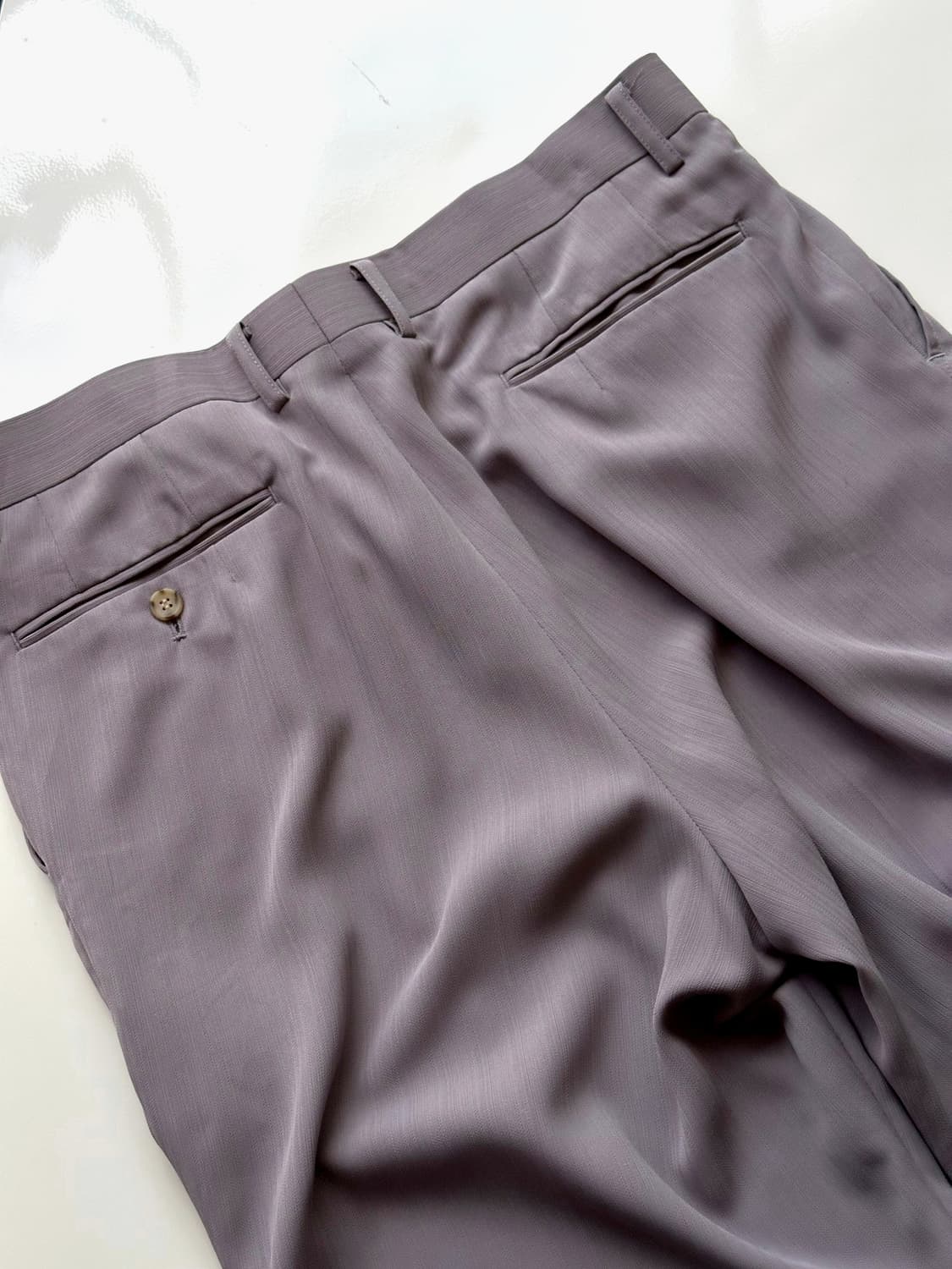 Tropical poly 2 pleats trouser 상품이미지5