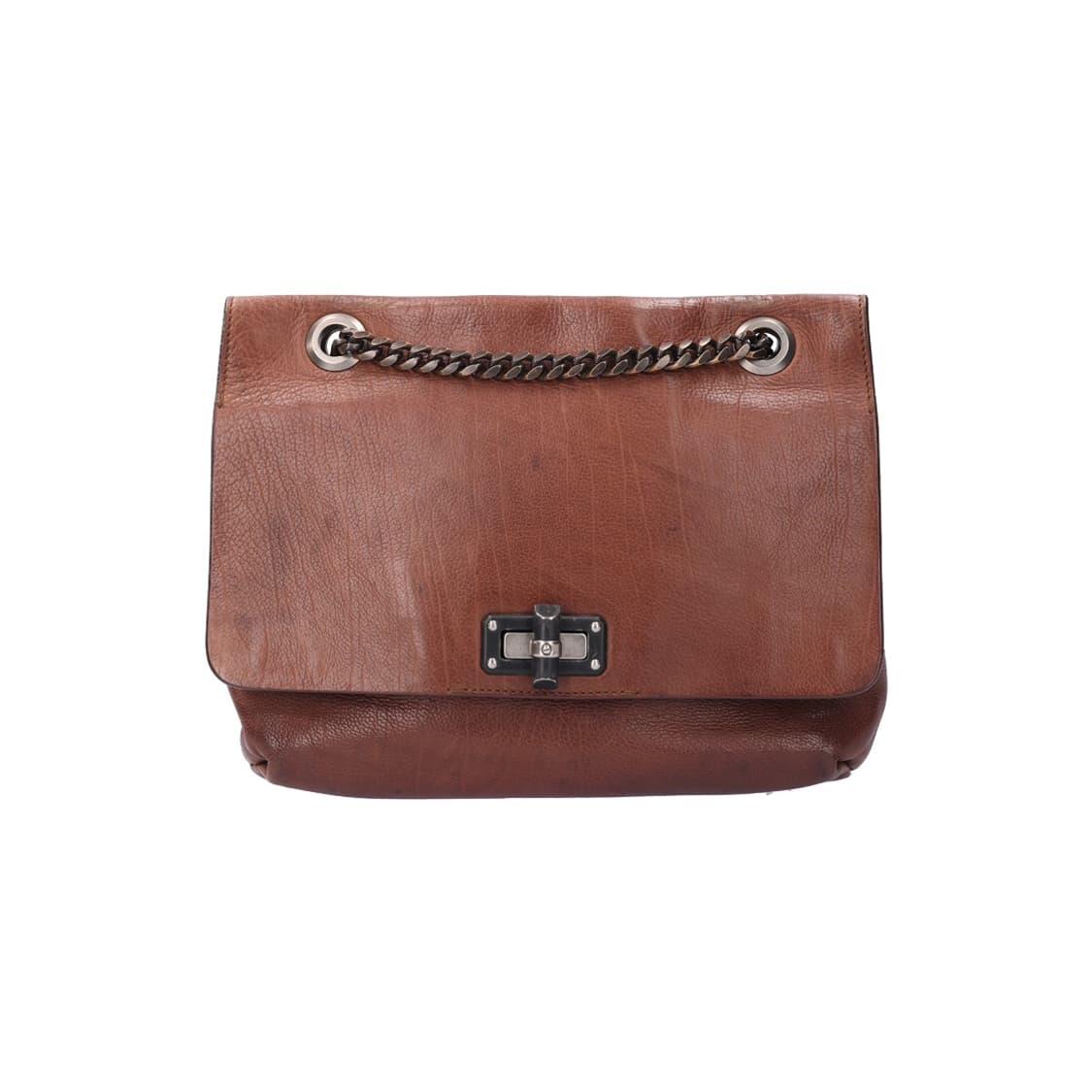 랑방 해피백 레더 브라운 상품이미지1