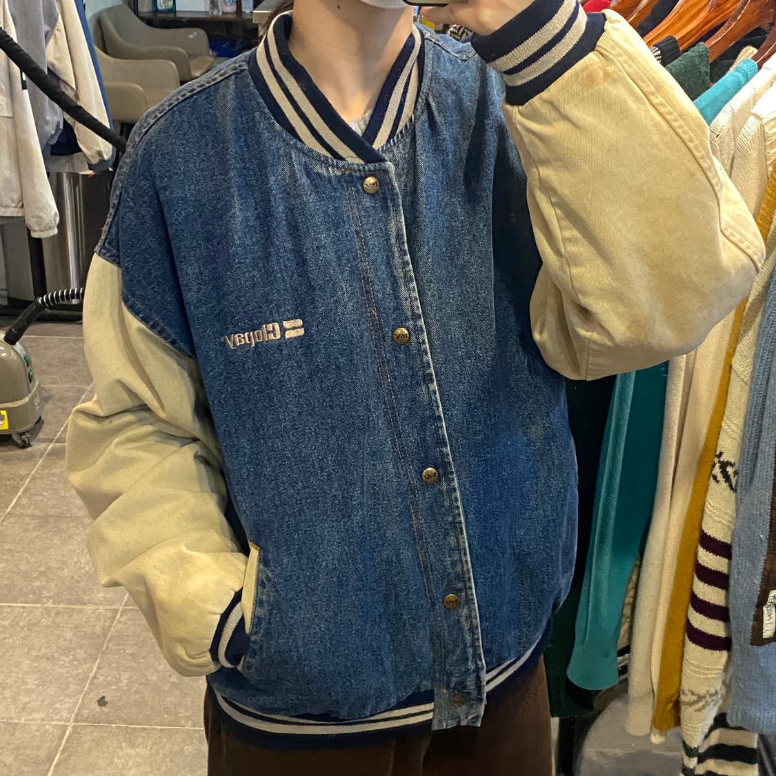 [NO.9] VTG 데님 바시티 자켓 상품이미지2