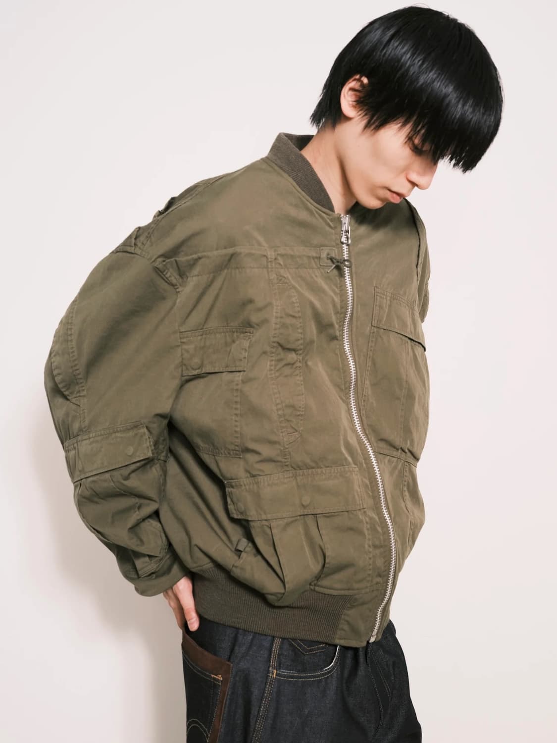 [L]준야와타나베x니들스 25aw 리버시블 ma1 상품이미지2