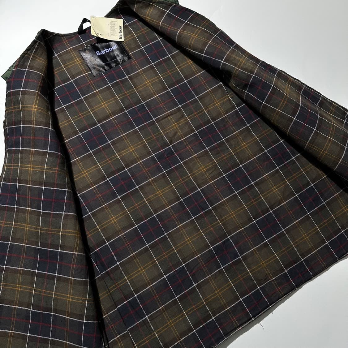 (새상품) 바버 웨이스트 코트 집 인 라이너 퀼팅 베스트  상품이미지8