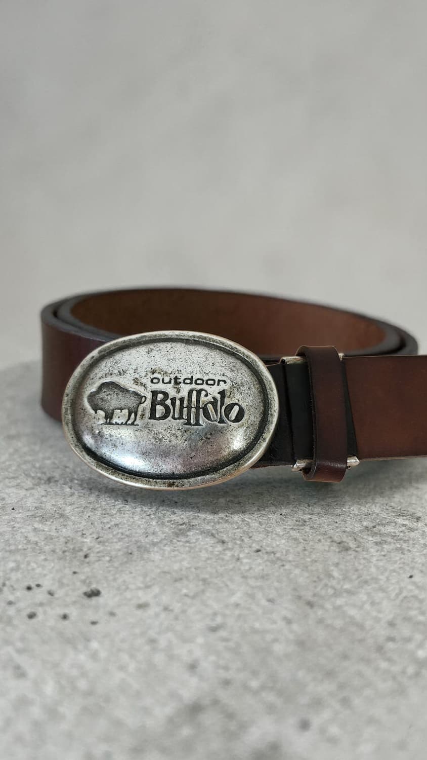 버팔로(Buffalo) 빈티지 통가죽 벨트 상품이미지2