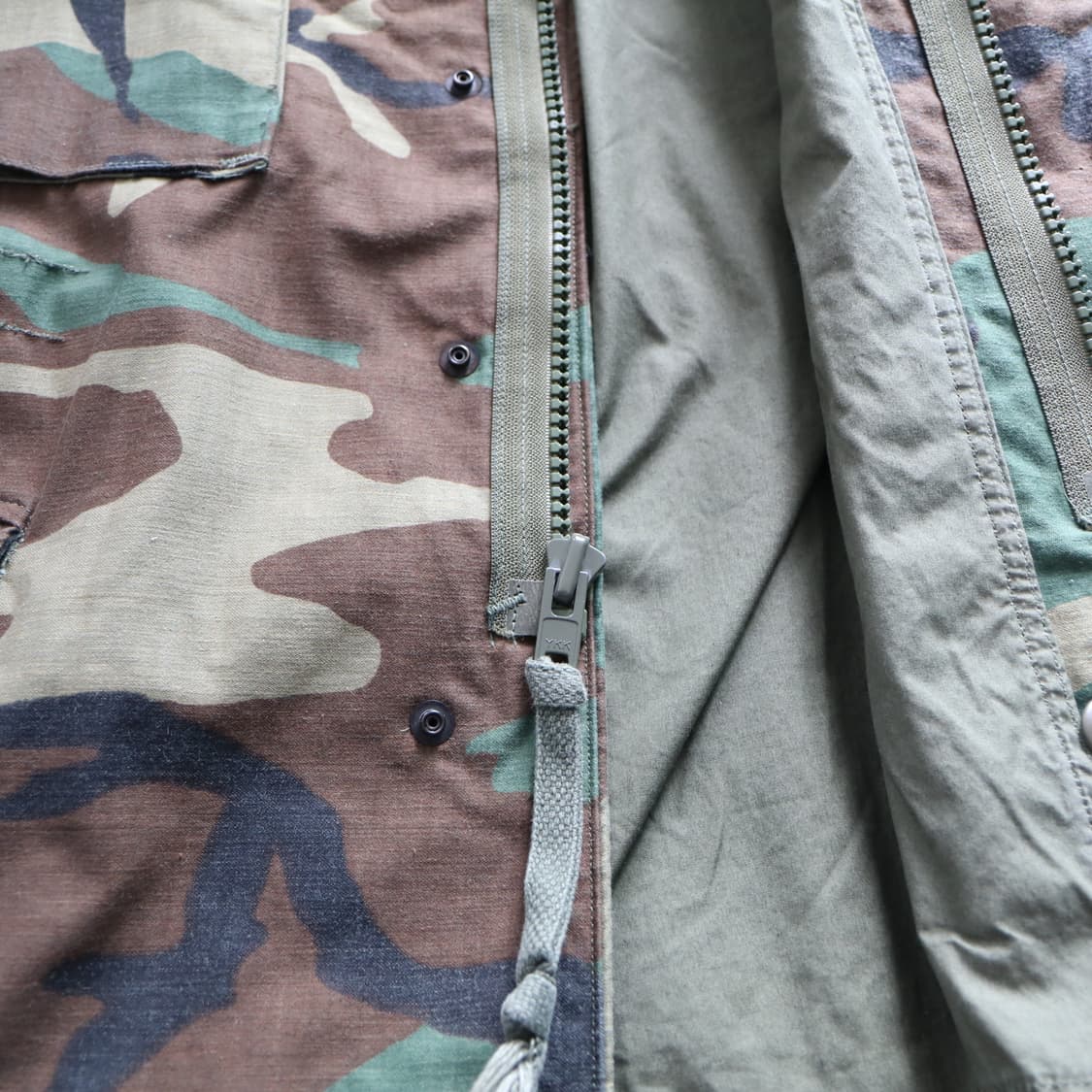 80s 미군 오리지널 우드랜드 M65 필드자켓 (M-S) 상품이미지5