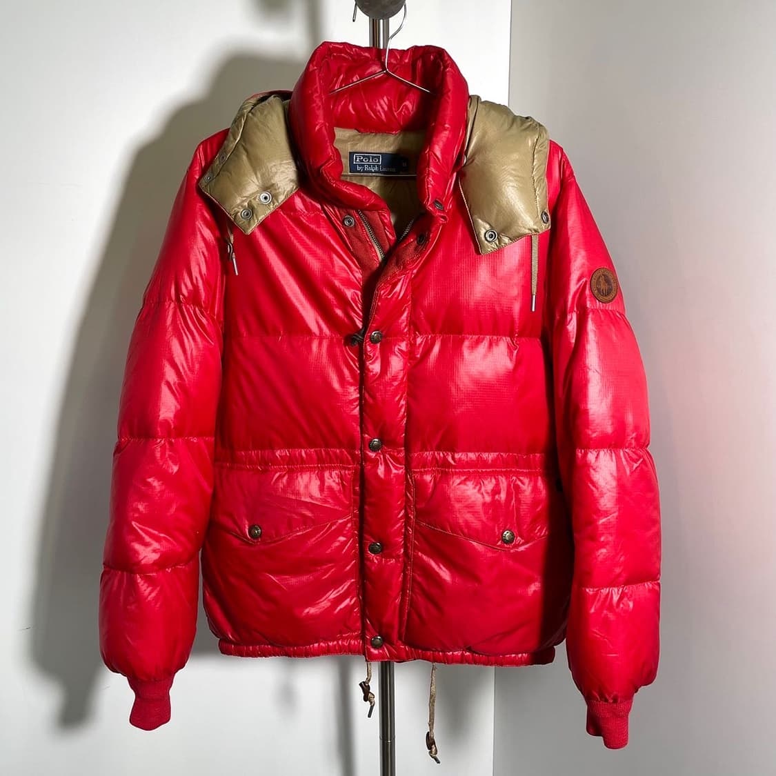 폴로 사이드 로고 패치 푸퍼 다운 패딩 상품이미지1