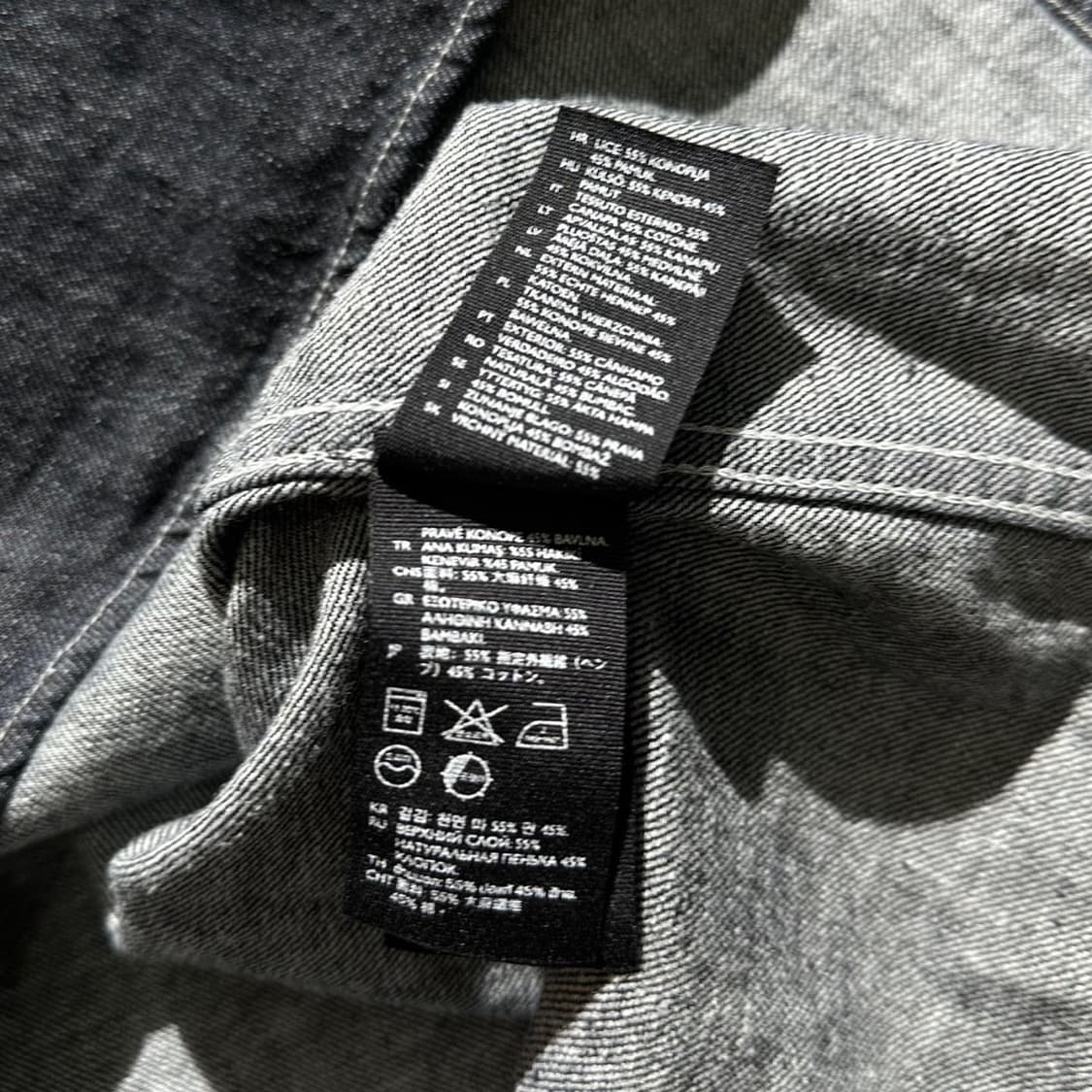 COS 코스 린넨 블렌드 헨리넥 하프셔츠 상품이미지6