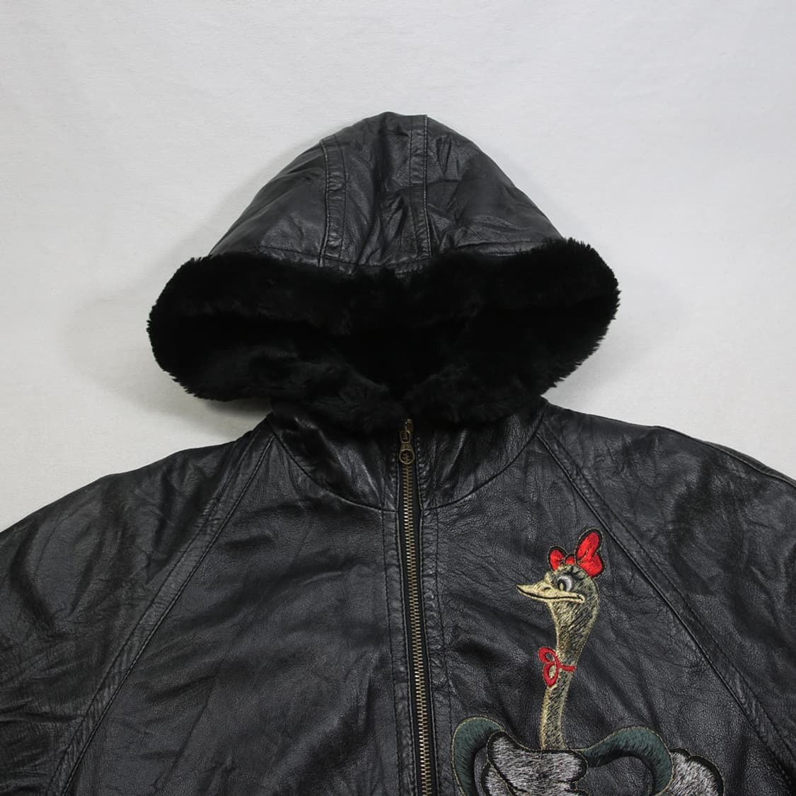 ICEBERG 디즈니 후드 레더 자켓 (여성용 38) 상품이미지4