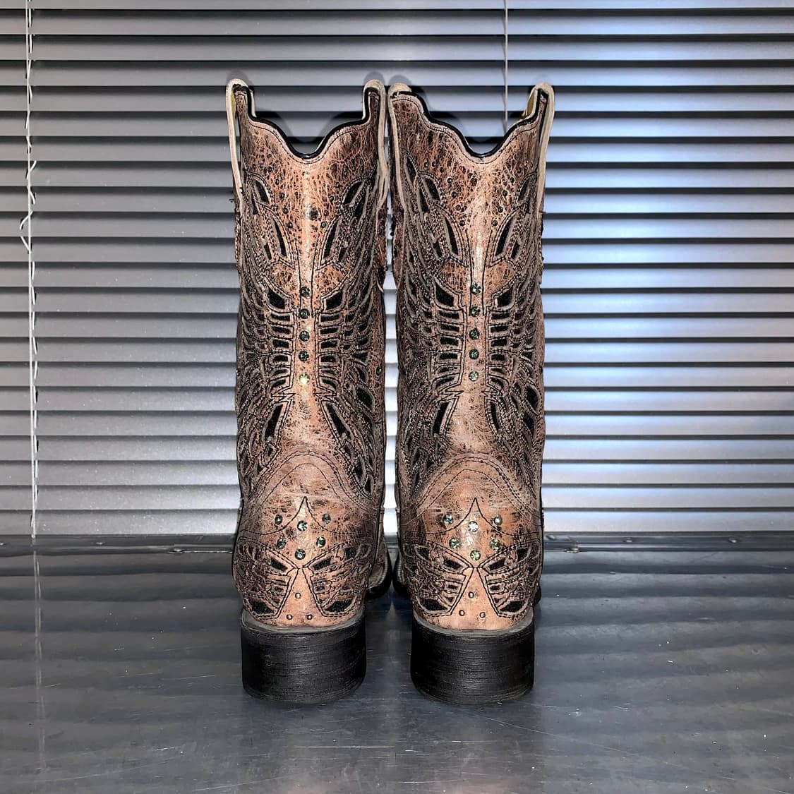 00s 코랄 엔젤 윙 블링 웨스턴 부츠 상품이미지5