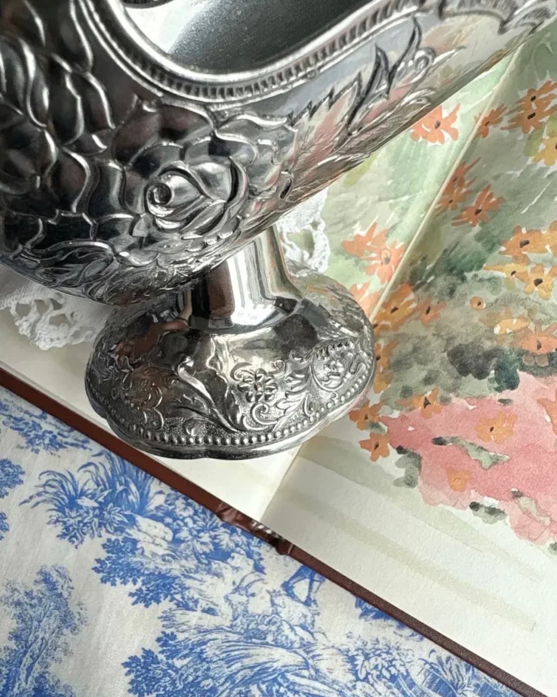 앤틱 실버플레이트 슈가 스커틀 상품이미지6