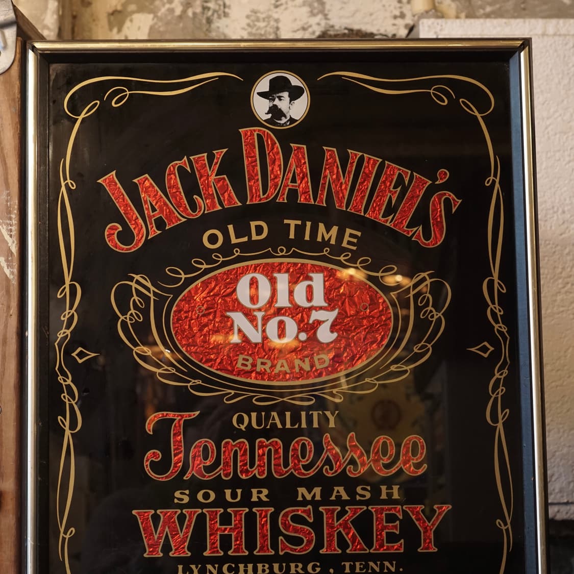 빈티지 잭다니엘 거울 액자 상품이미지2