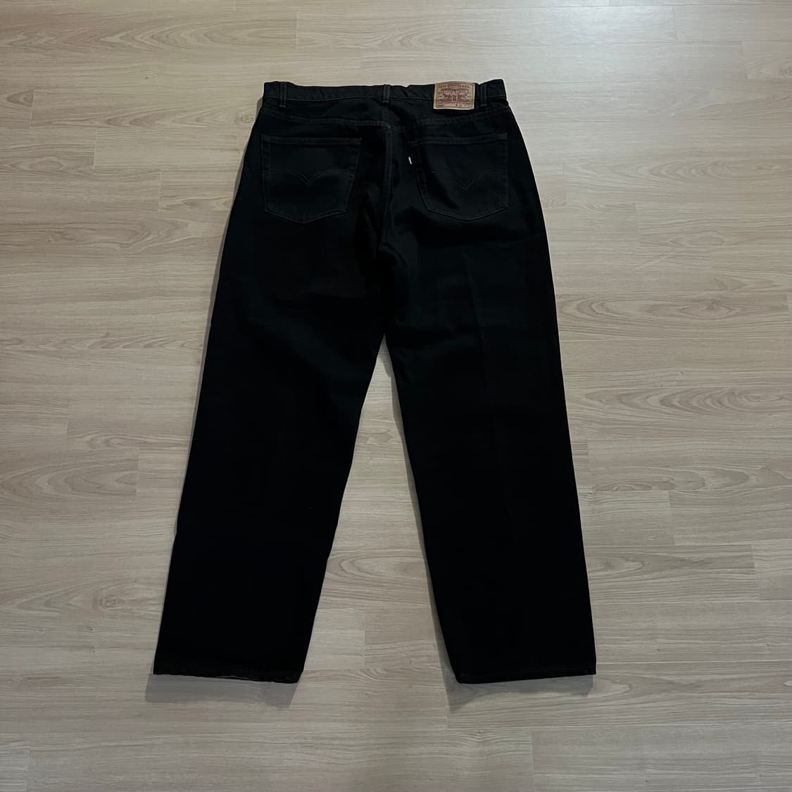 [38X32] 90s 빈티지 리바이스 565 블랙 made in usa 상품이미지4