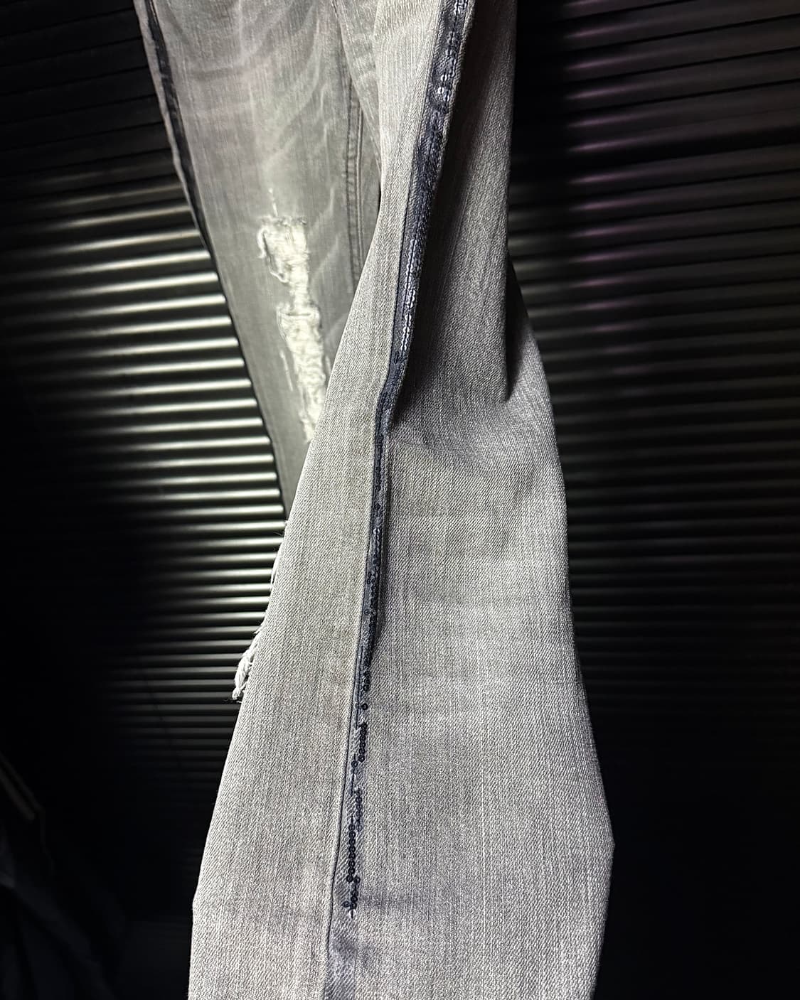 디젤 디스트로이드 찢청 그런지 고스펑크 락시크 로리 갸루 27 데님 고딕 상품이미지6