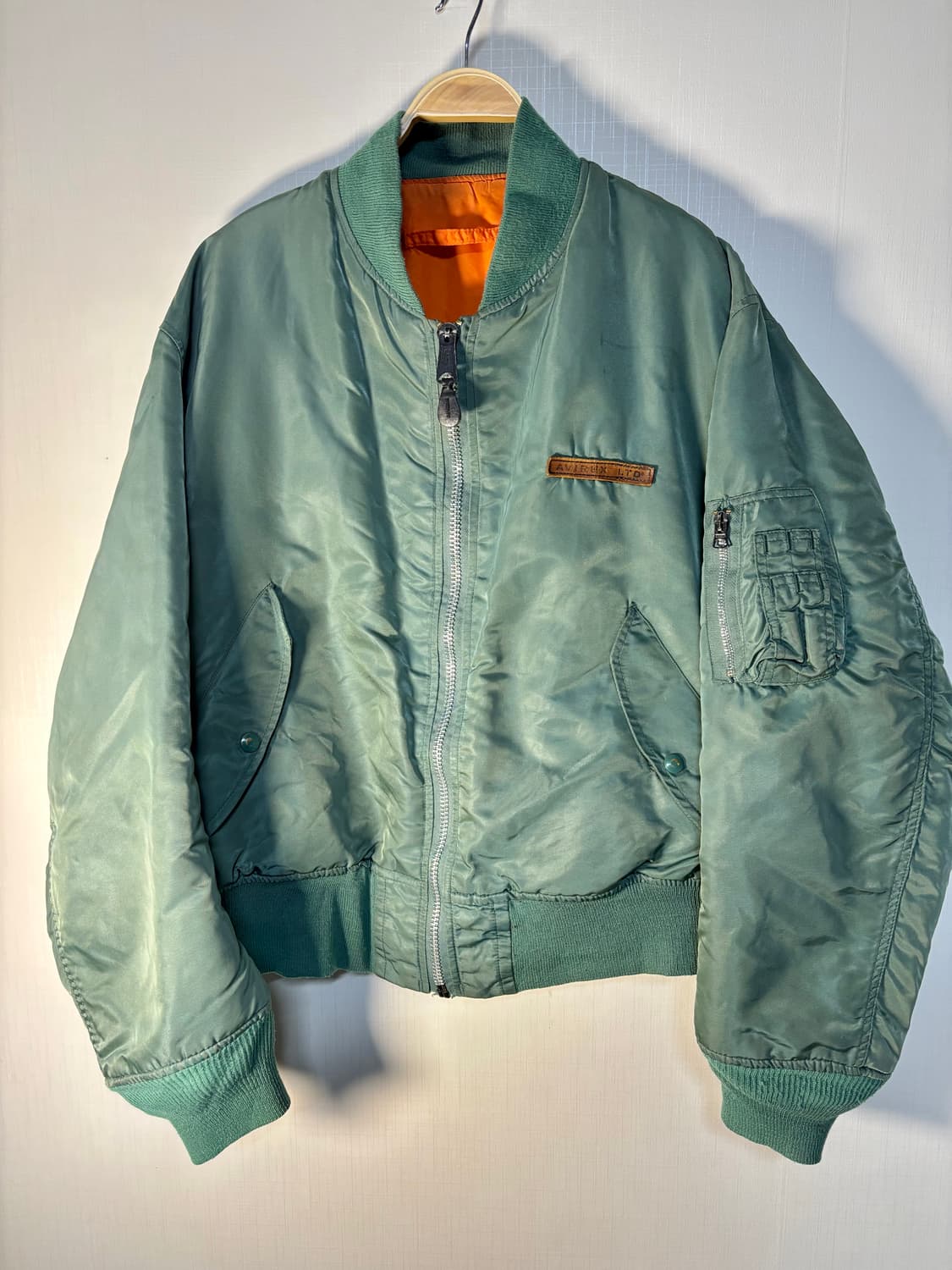 90s USA Avirex MA-1 아비렉스 빈티지 마원 항공점퍼 상품이미지1