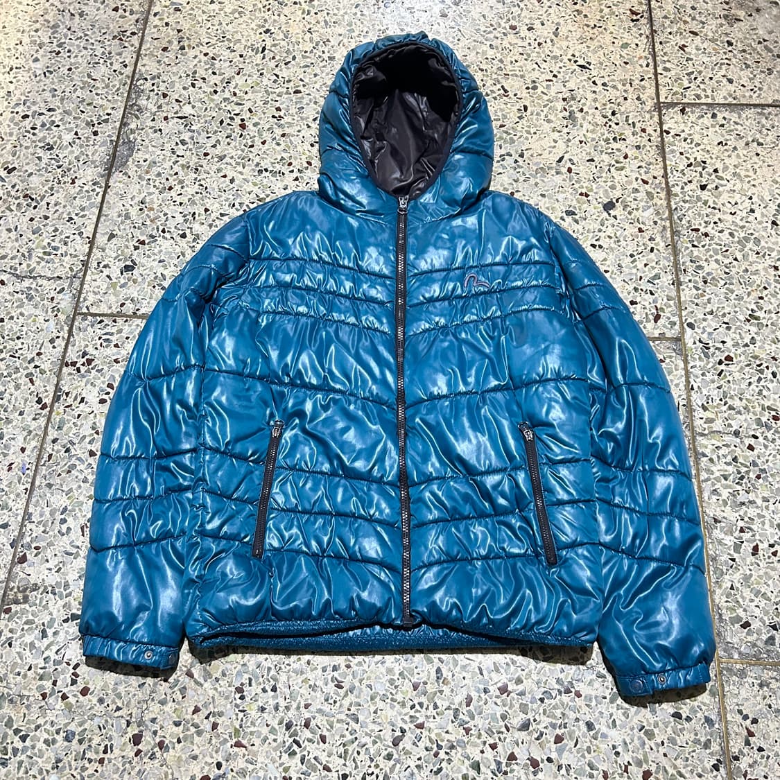 에비수(evisu) 로고 다운패딩 자켓 상품이미지1