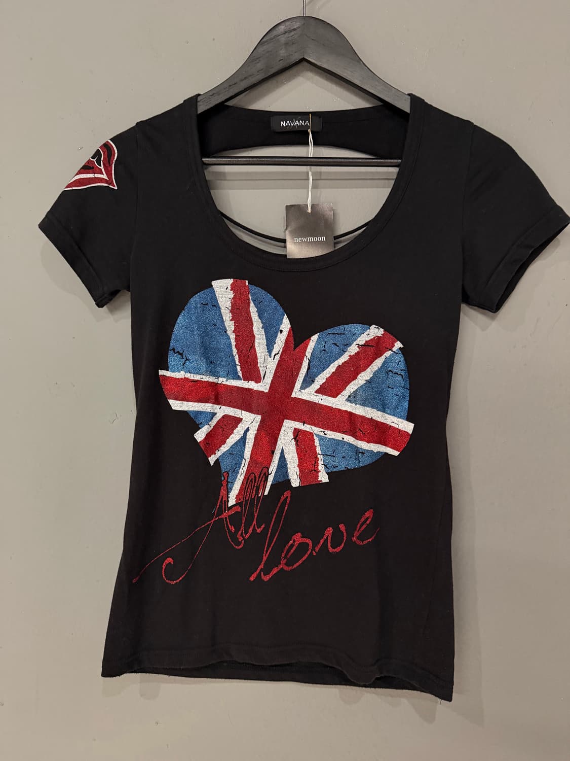 back damage union jack heart top 상품이미지6