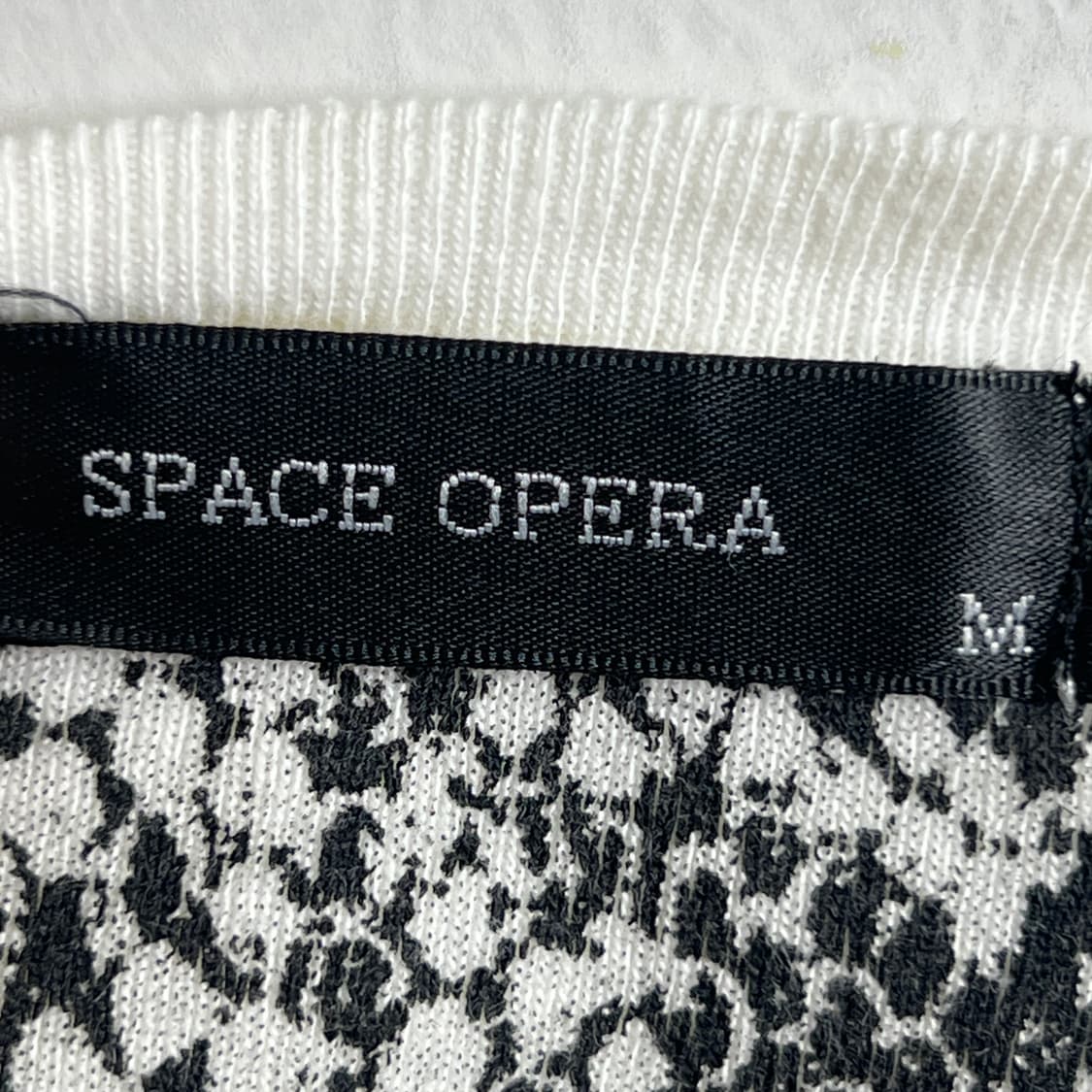 space opera vtg y2k 펑크 스컬 프린팅 반팔 티셔츠 M 상품이미지4
