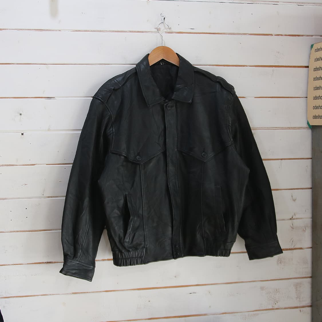 (착용컷) Jubian 양가죽 자켓 (남성용 100) 상품이미지1