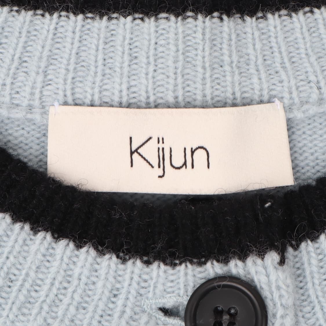 Kijun 기준 라이트 블루 울 가디건 상품이미지8