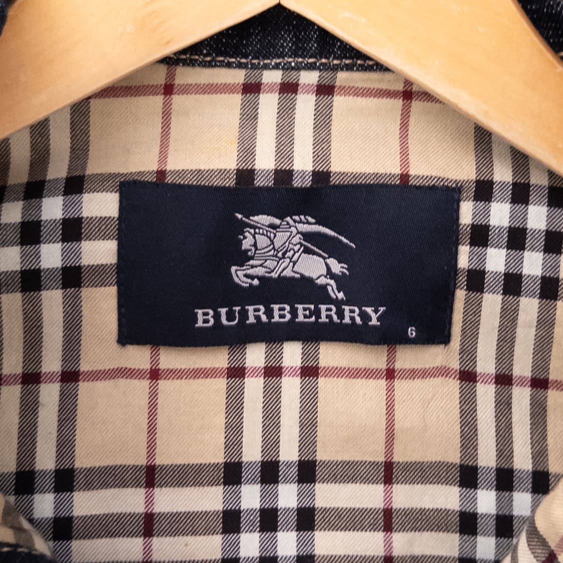 버버리 노바체크 데님 자켓 상품이미지8