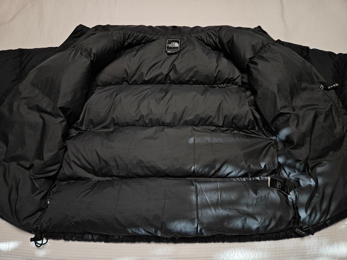 노스페이스 눕시 700 무광 블랙 구스다운 105 110사이즈 상품이미지7