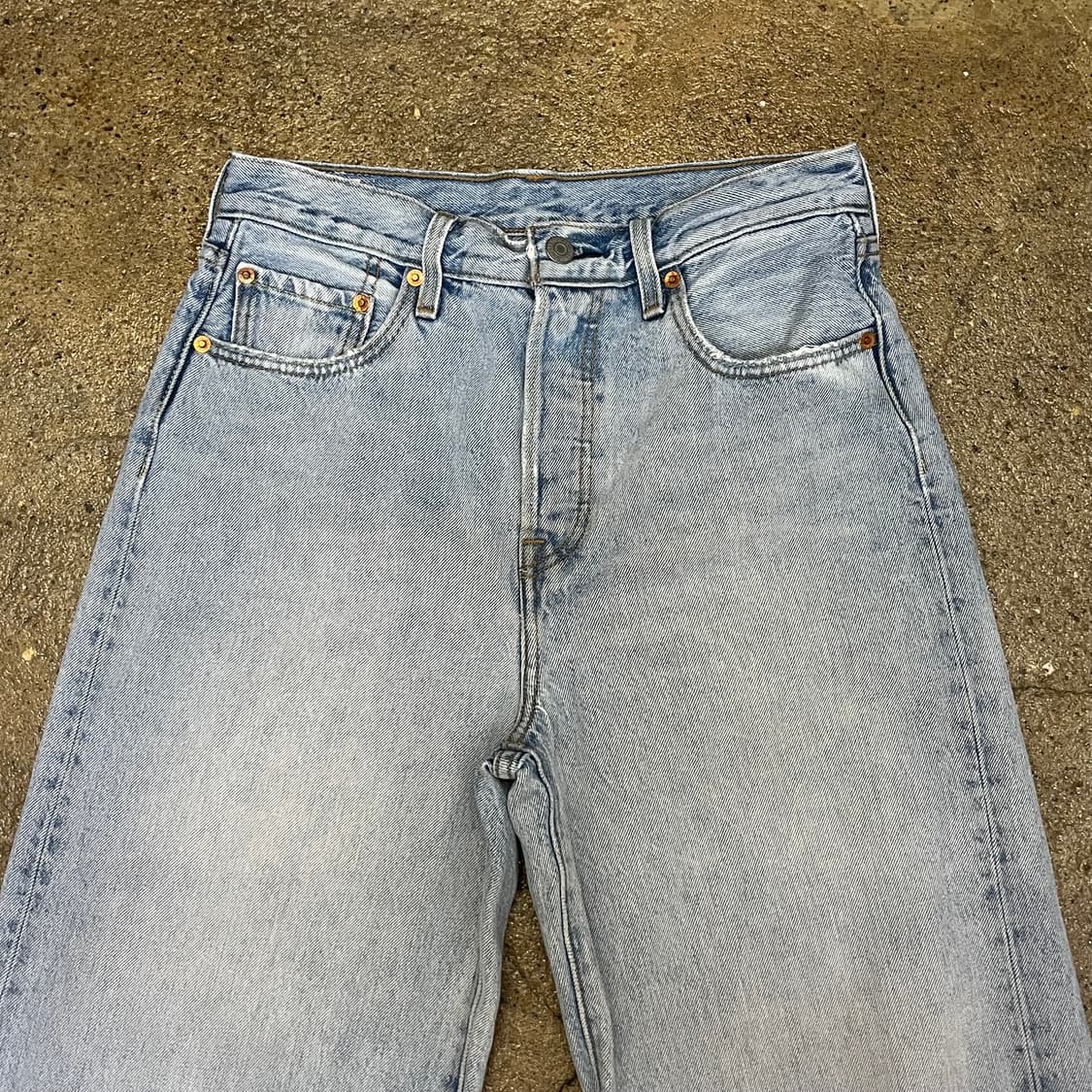 미국 리바이스 프리미엄 와이드 데님 팬츠 10부 상품이미지4