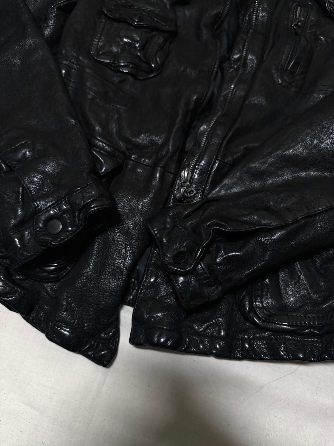 Neil barrett Buffalo Leather jacket 상품이미지4