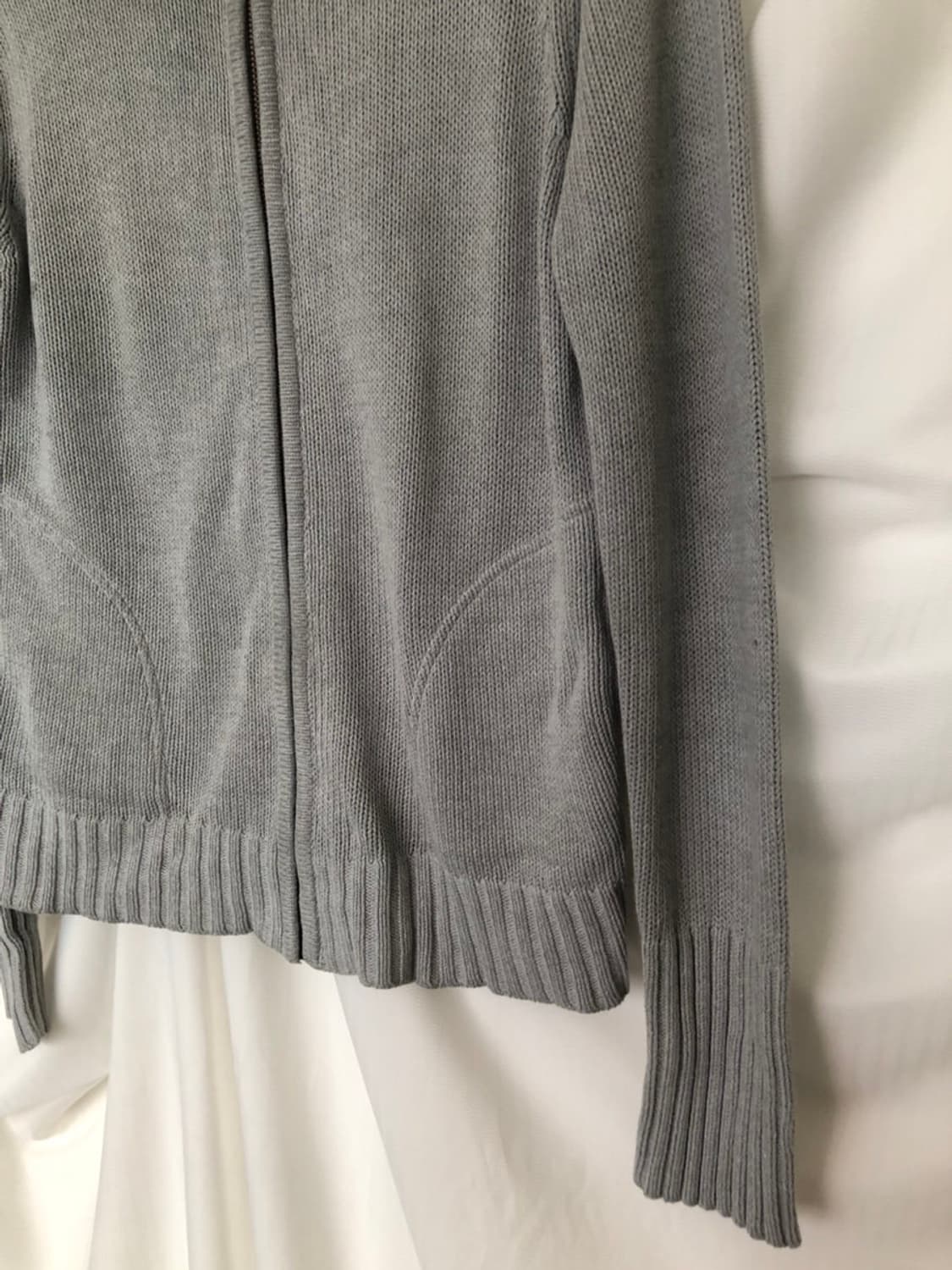 561. gray sweater zip-up 상품이미지2