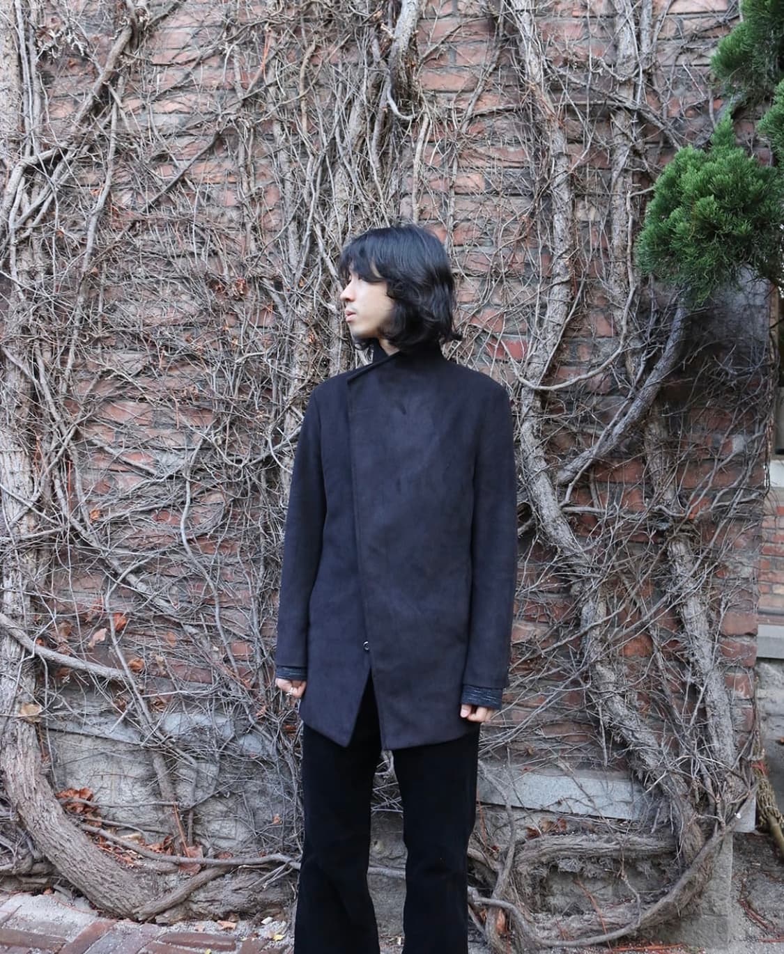 토네이도마트 비대칭 코트 상품이미지2