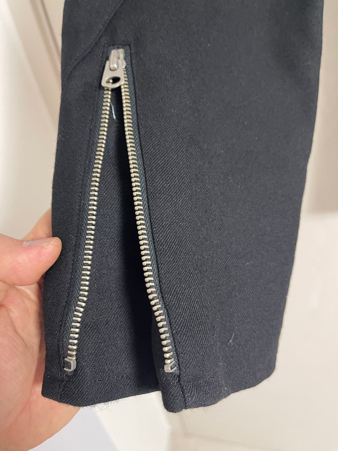 꼼데가르송 준야 와타나베 여성 지퍼 디테일 울 팬츠 S 상품이미지3